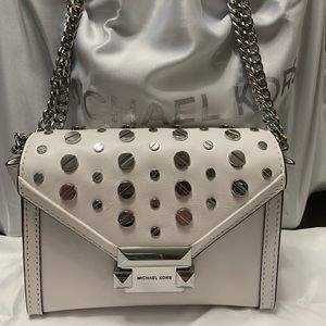 Michael Kors Whitney belt bag, optic white w/tags